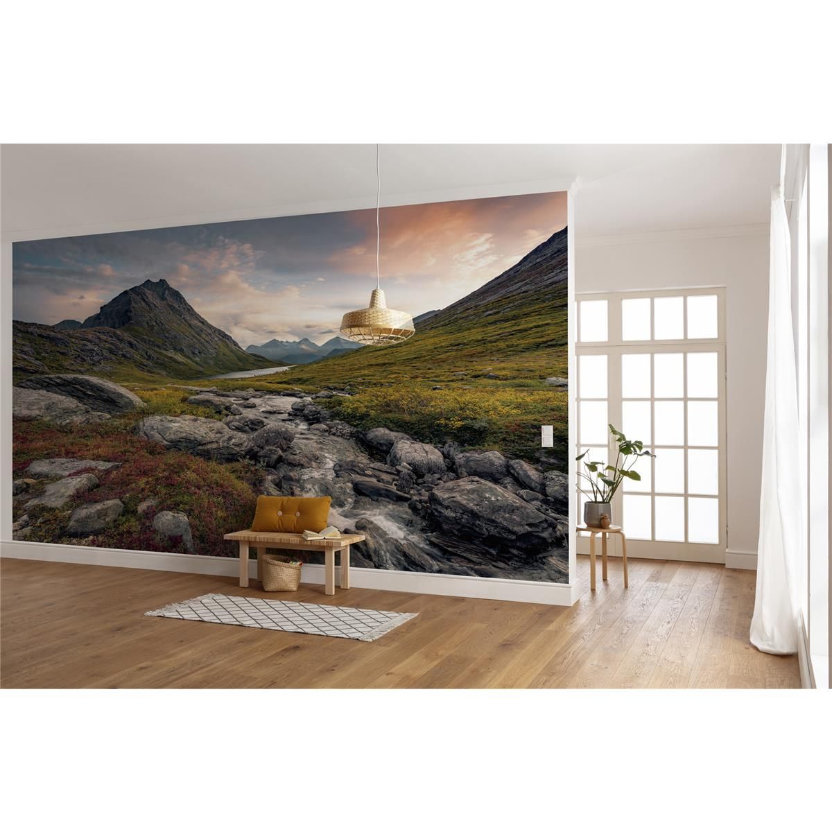 Vlies Fototapete - Schroffes Paradies - Größe 450 x 280 cm
