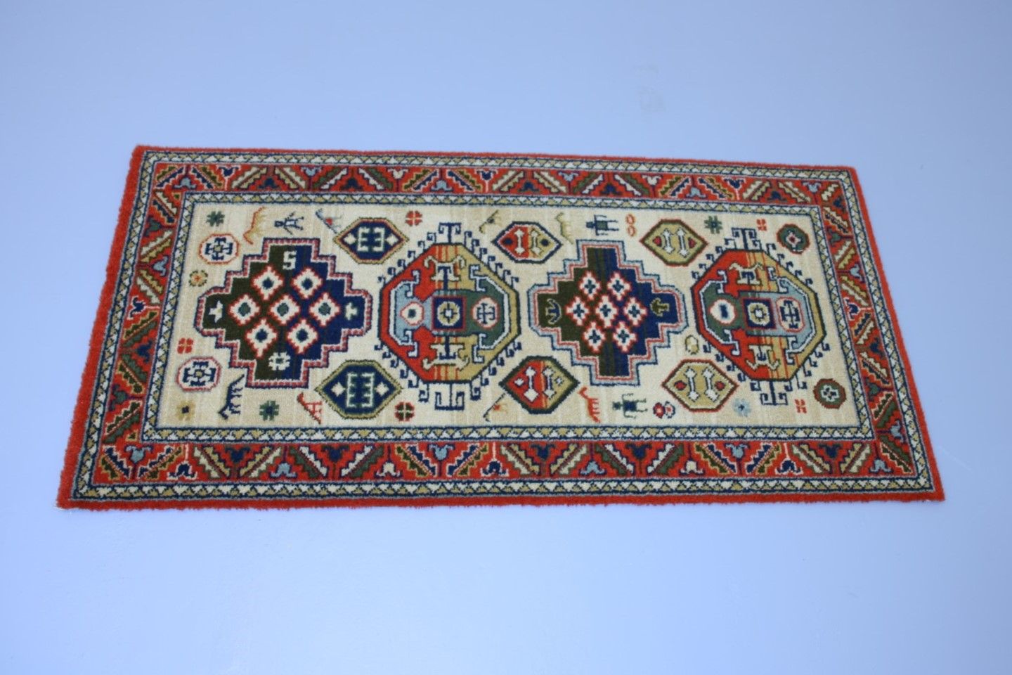 Perser Teppich Geometrie 68 cm x 135 cm