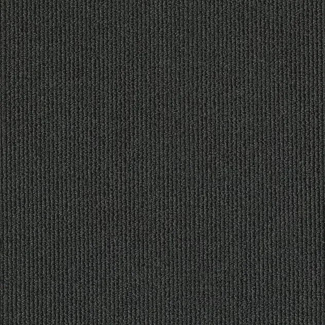 Teppichfliesen 25 x 100 cm selbsthaftend INFLOOR-GIRLOON Crosby/Atlantic Schwarz 590 uni