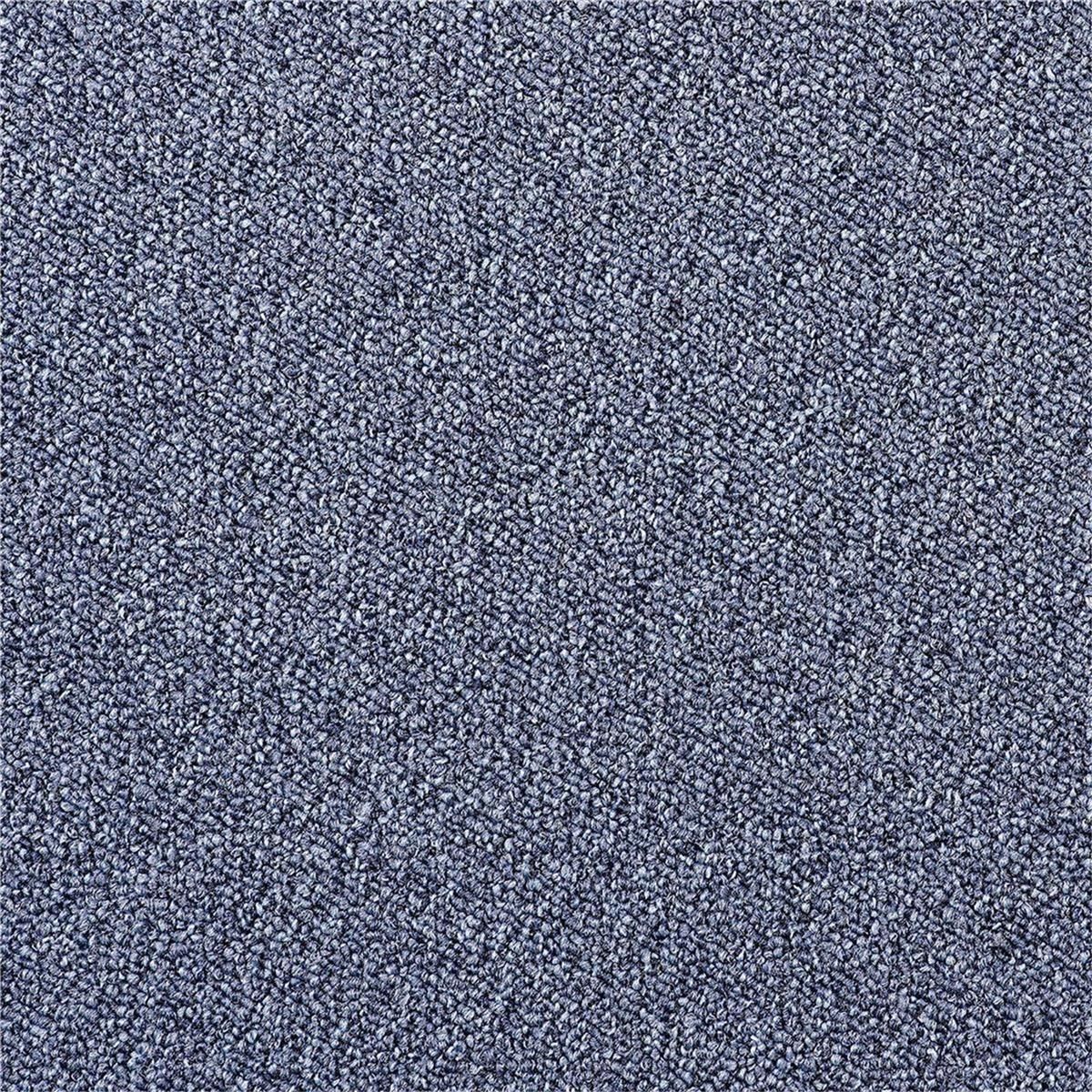 Teppichboden Infloor-Girloon Compact Schlinge Blau 343 meliert - Rollenbreite 400 cm
