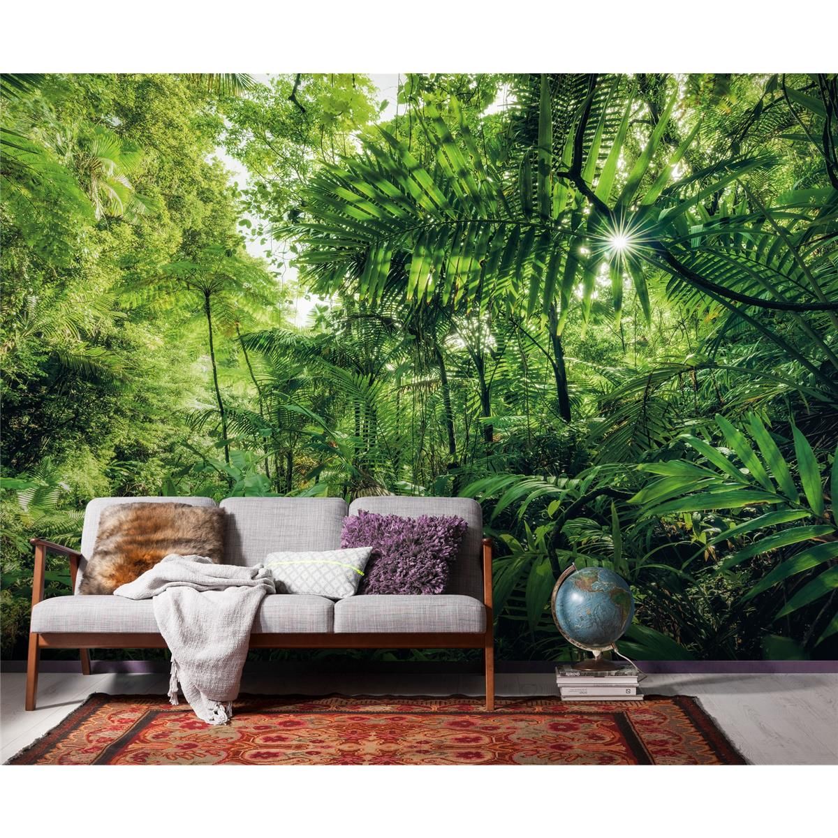 Vlies Fototapete - Into The Jungle - Größe 400 x 250 cm