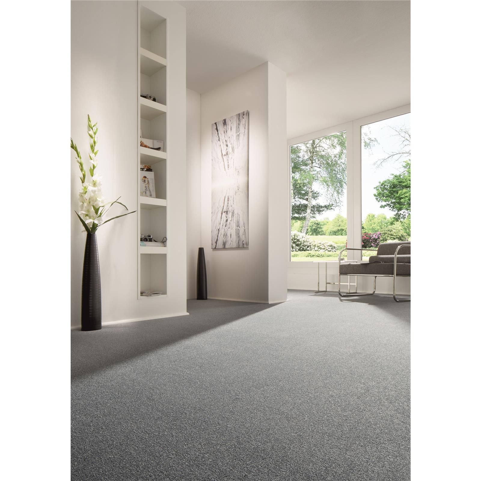 Teppichfliesen 25 x 100 cm selbsthaftend INFLOOR-GIRLOON Comfort/Twist Orange 715 gemustert