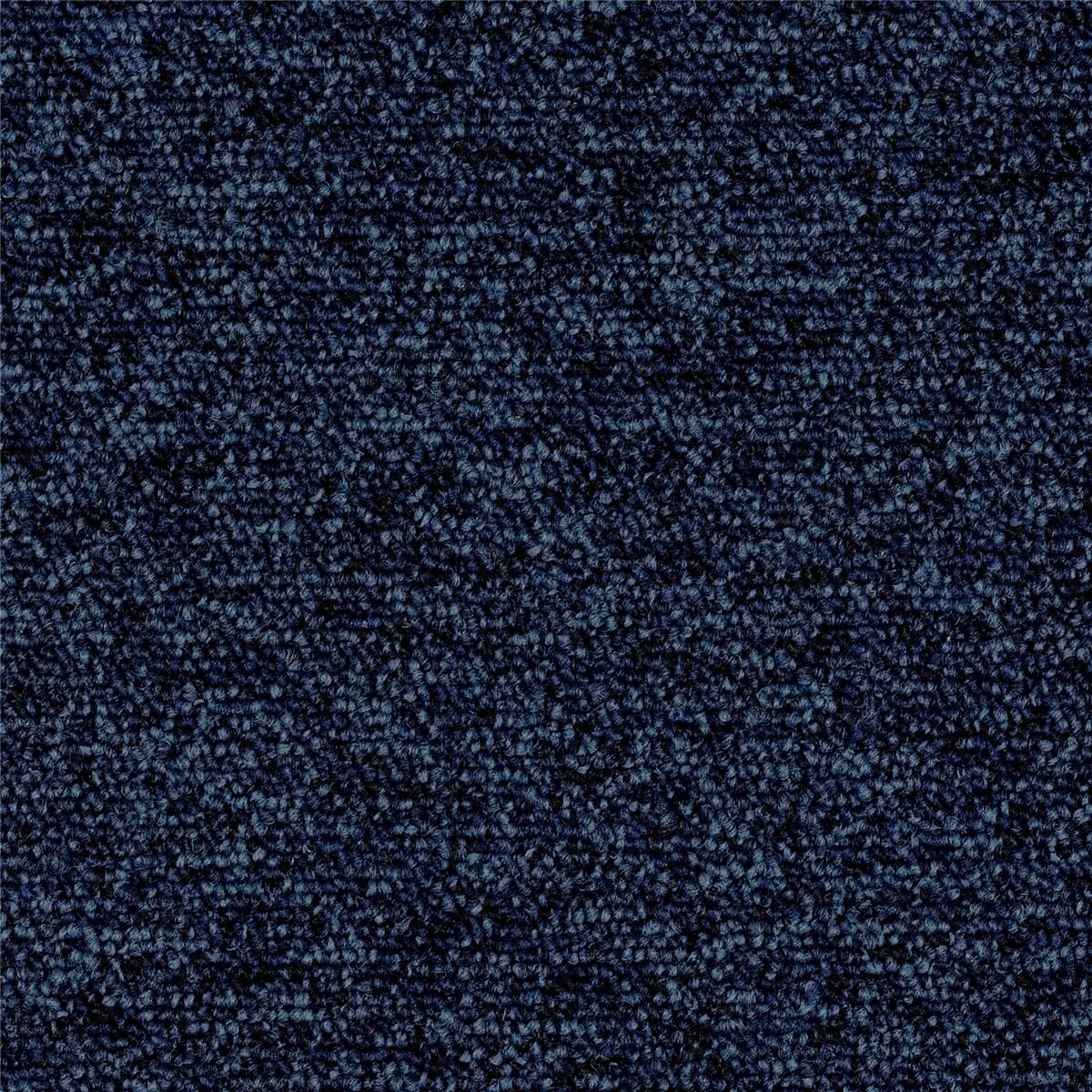 Teppichfliesen 50 x 50 cm Schlinge Stratos A138 8901 Blau Allover
