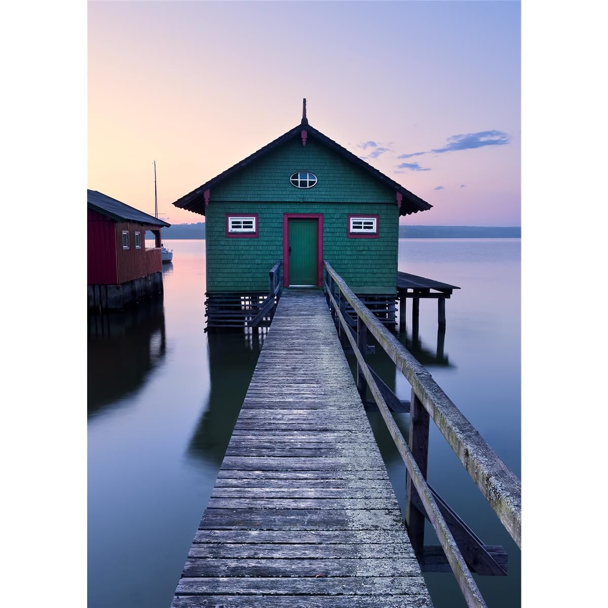 Vlies Fototapete - Songes Bleu - Größe 200 x 280 cm