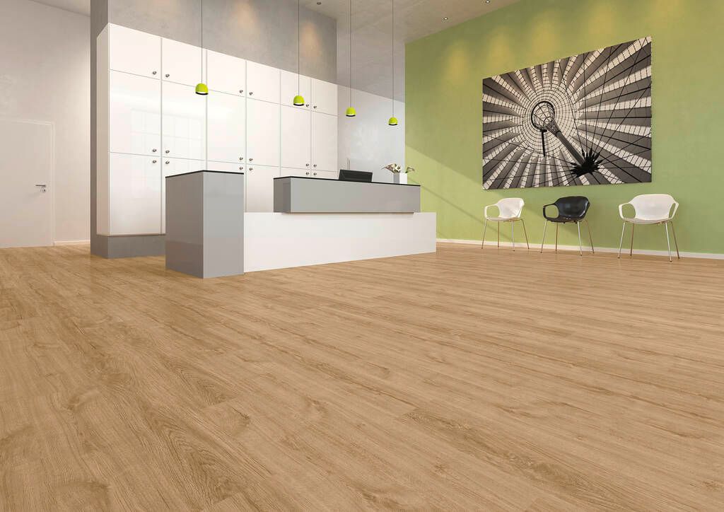 Designboden Fliese 177,8 mm x 1219,2 mm DESIGN 555 Dryback 5205 French Blond Oak - Nutzschichtdicke 0,55 mm