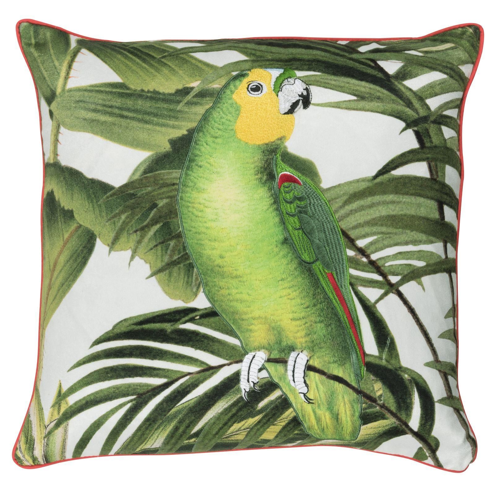 Kissen (gefüllt) KI Freundin Paradise 03 weiß-grün-rot-gelb B:45cm L:45cm