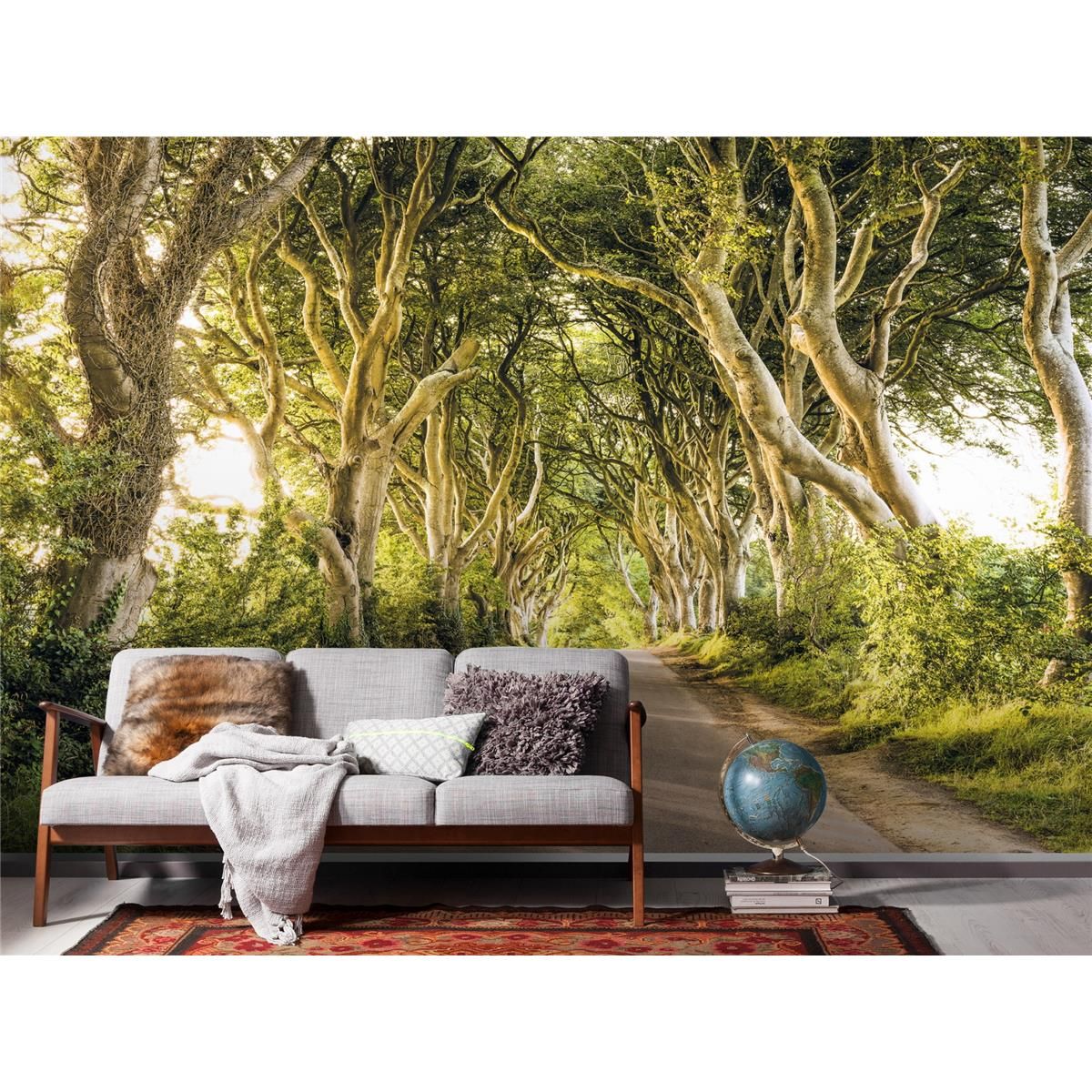 Vlies Fototapete - Golden Hedges - Größe 400 x 250 cm