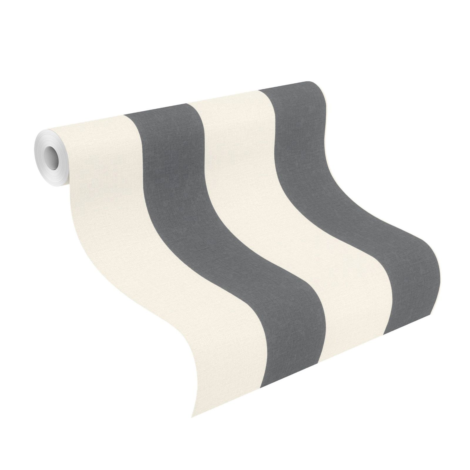 Tapete Modern universell Vinyltapete Anthrazit ansatzfrei 53 cm x 10,05 m