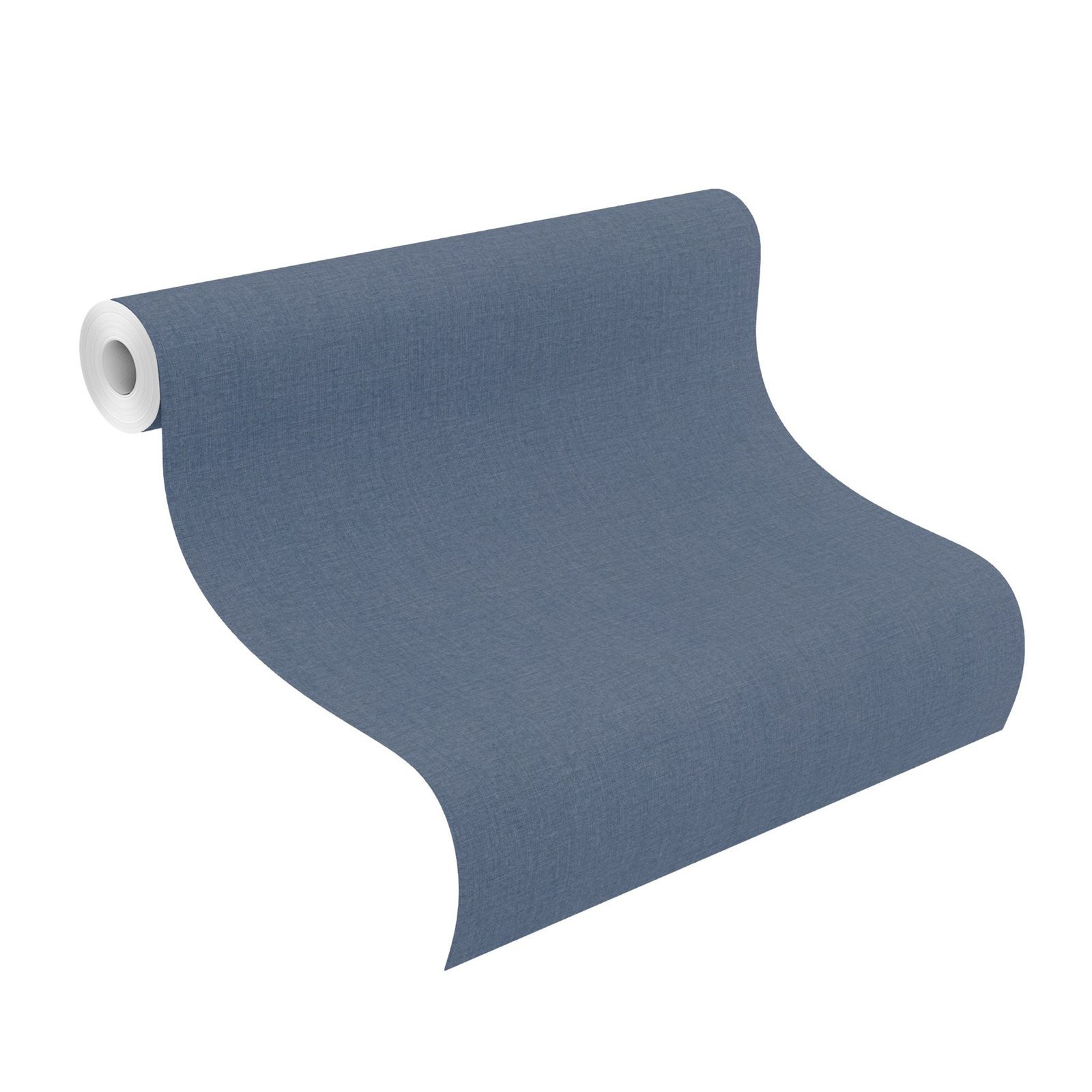 Tapete Basic universell Vinyltapete Dunkelblau ansatzfrei 53 cm x 10,05 m