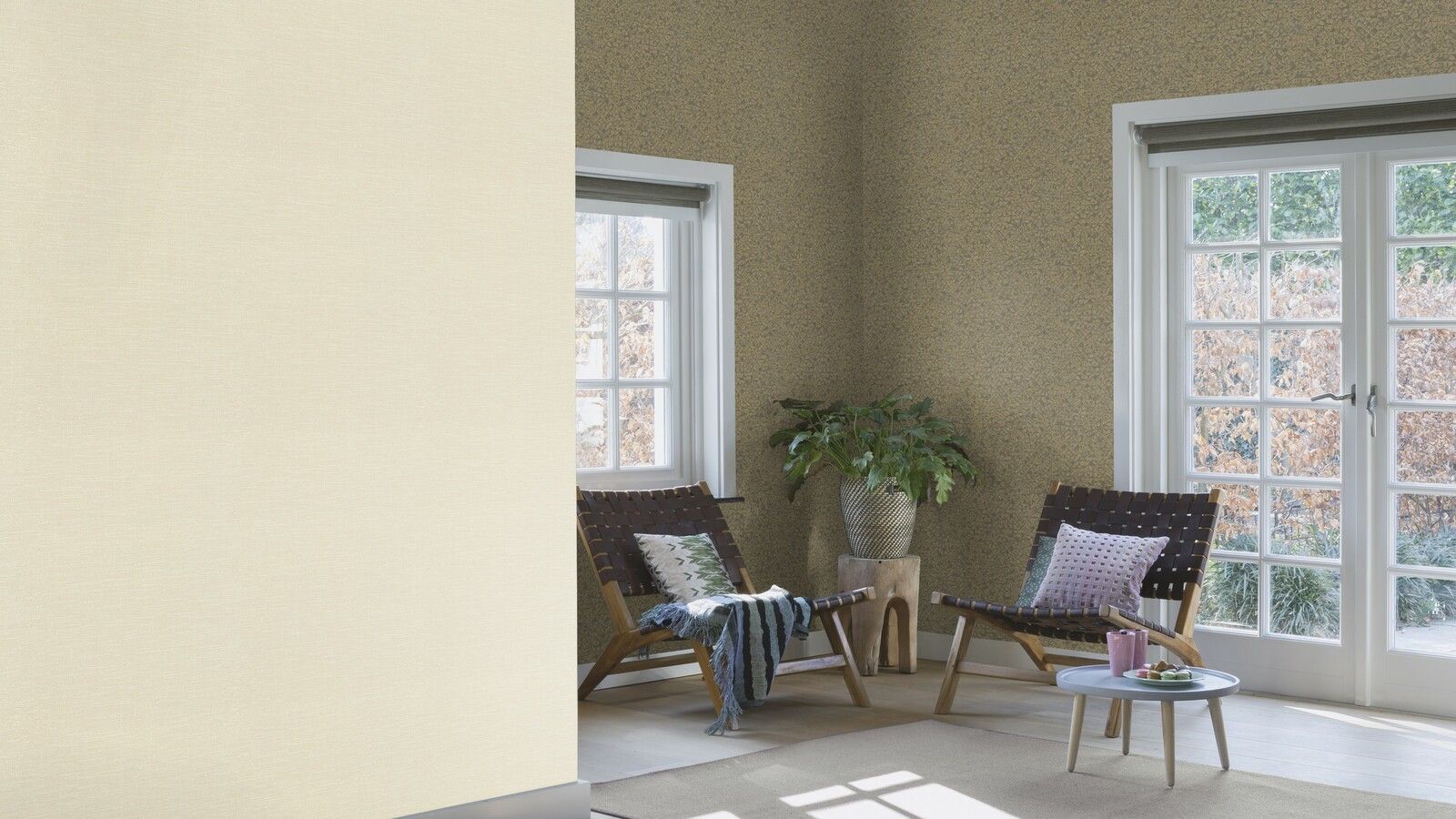 Tapete Basic universell Strukturtapete Braunbeige ansatzfrei 53 cm x 10,05 m