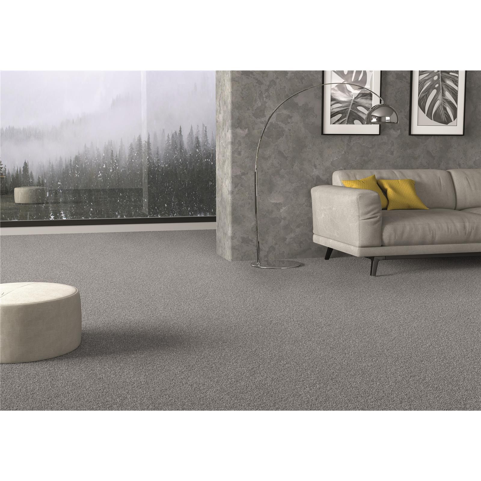 Teppichboden Infloor-Girloon Twin Velours Rot 785 meliert - Rollenbreite 400 cm