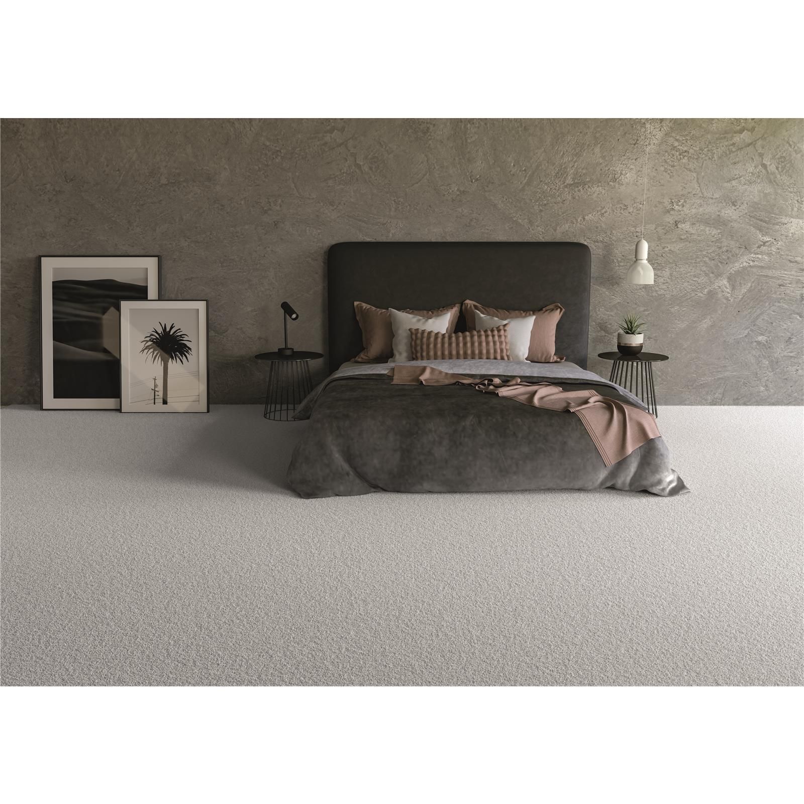 Teppichboden INFLOOR-GIRLOON Cloud Shag/Langflor Weiß 511 uni - Rollenbreite 400 cm