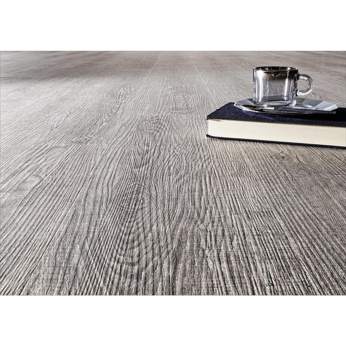 Designboden Dryback 2840 Old Grey Oak - Planke 18,42 cm x 121,92 cm - Nutzschichtdicke 0,4 mm