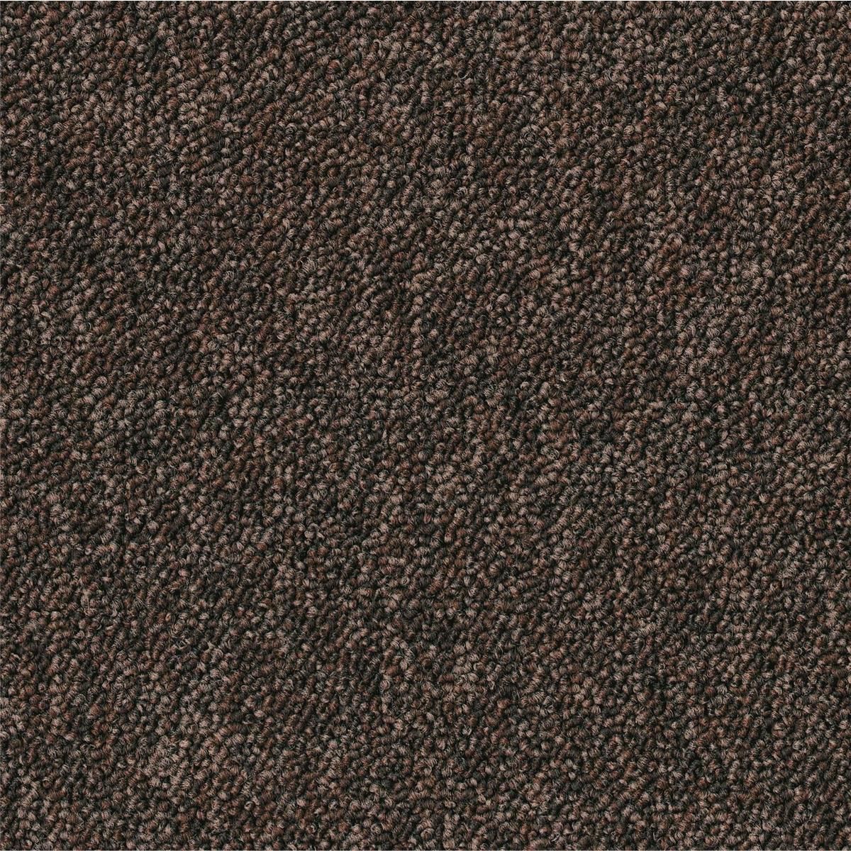Teppichfliesen 50 x 50 cm Schlinge Stratos A138 2921 Braun Allover