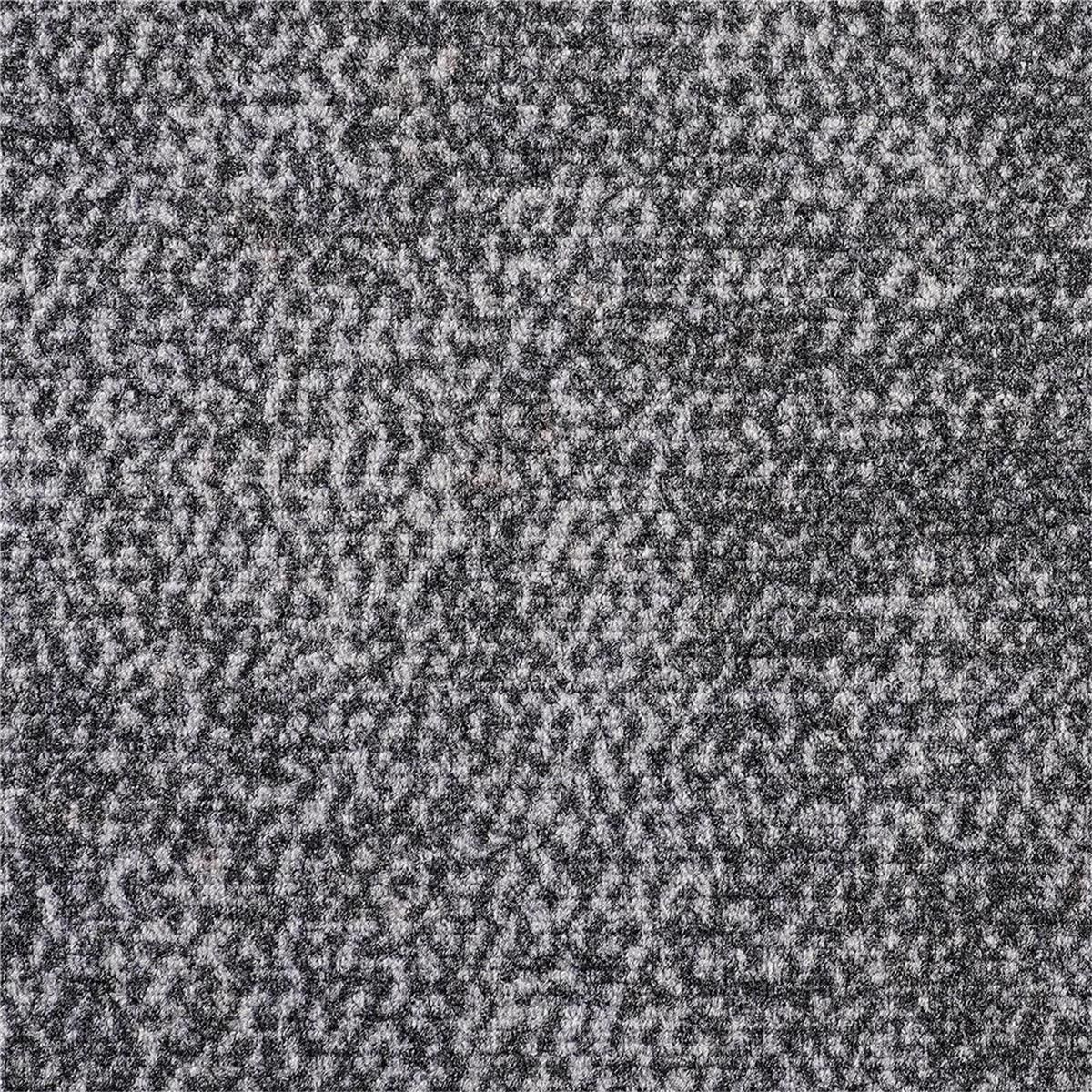 Teppichfliesen 25 x 100 cm selbsthaftend INFLOOR-GIRLOON Cadeo/Pure Grau 022-530 gemustert