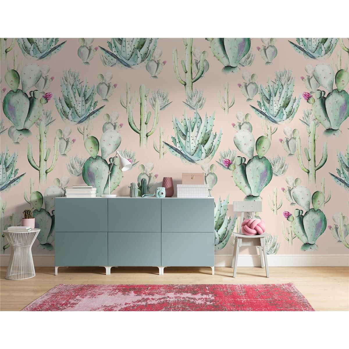 Vlies Fototapete - Cactus Rose - Größe 400 x 250 cm