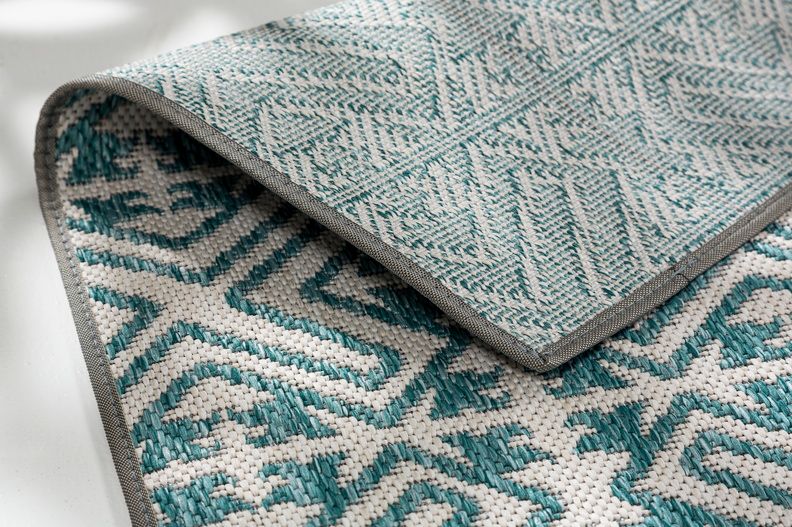 Outdoor Teppich PARKLAND Türkis - 70 cm x 140 cm