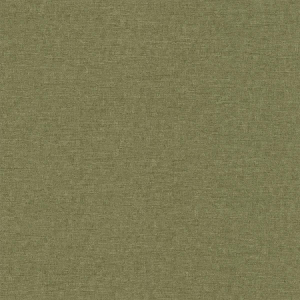 Tapete Basic universell Vinyltapete Kaki ansatzfrei 53 cm x 10,05 m