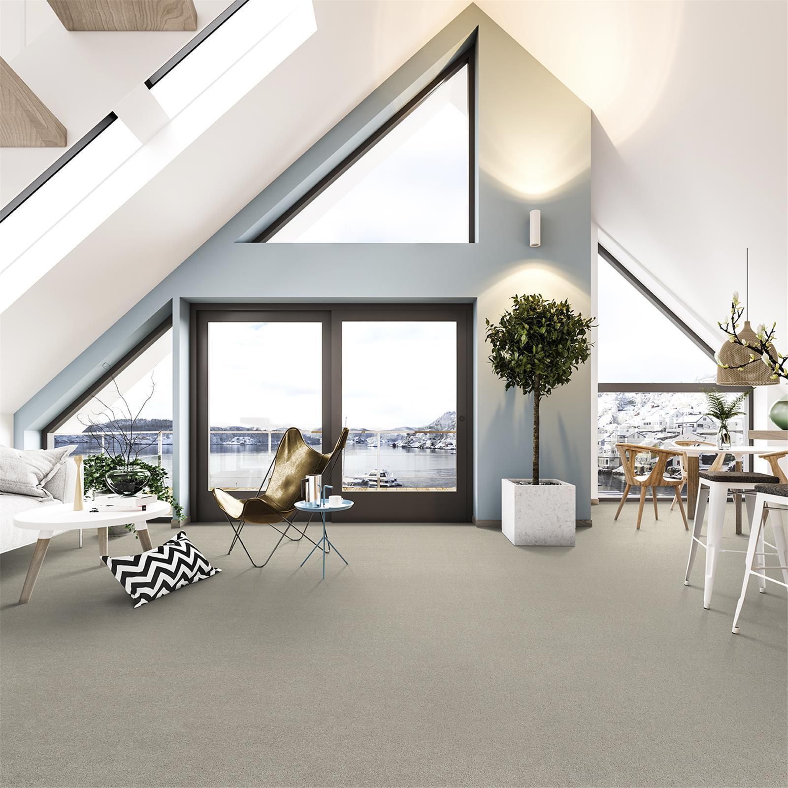Teppichboden Lano Sweet Elegance Touch Down 820 Schiefer - Rollenbreite 400 cm