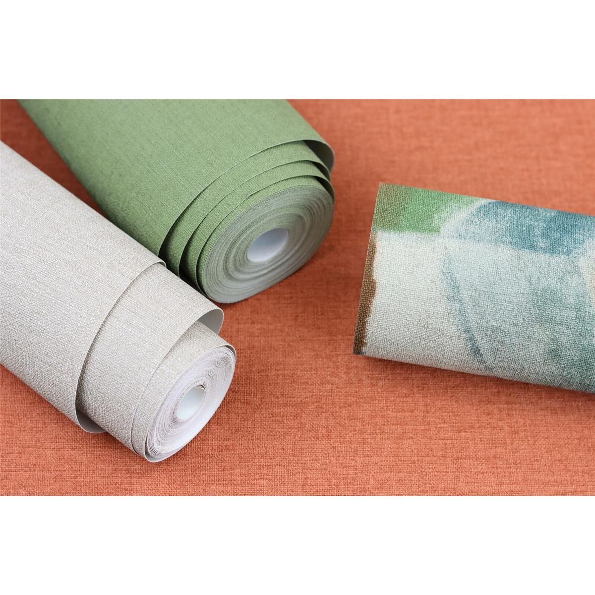 Tapete Basic universell Vinyltapete Braun ansatzfrei 53 cm x 10,05 m