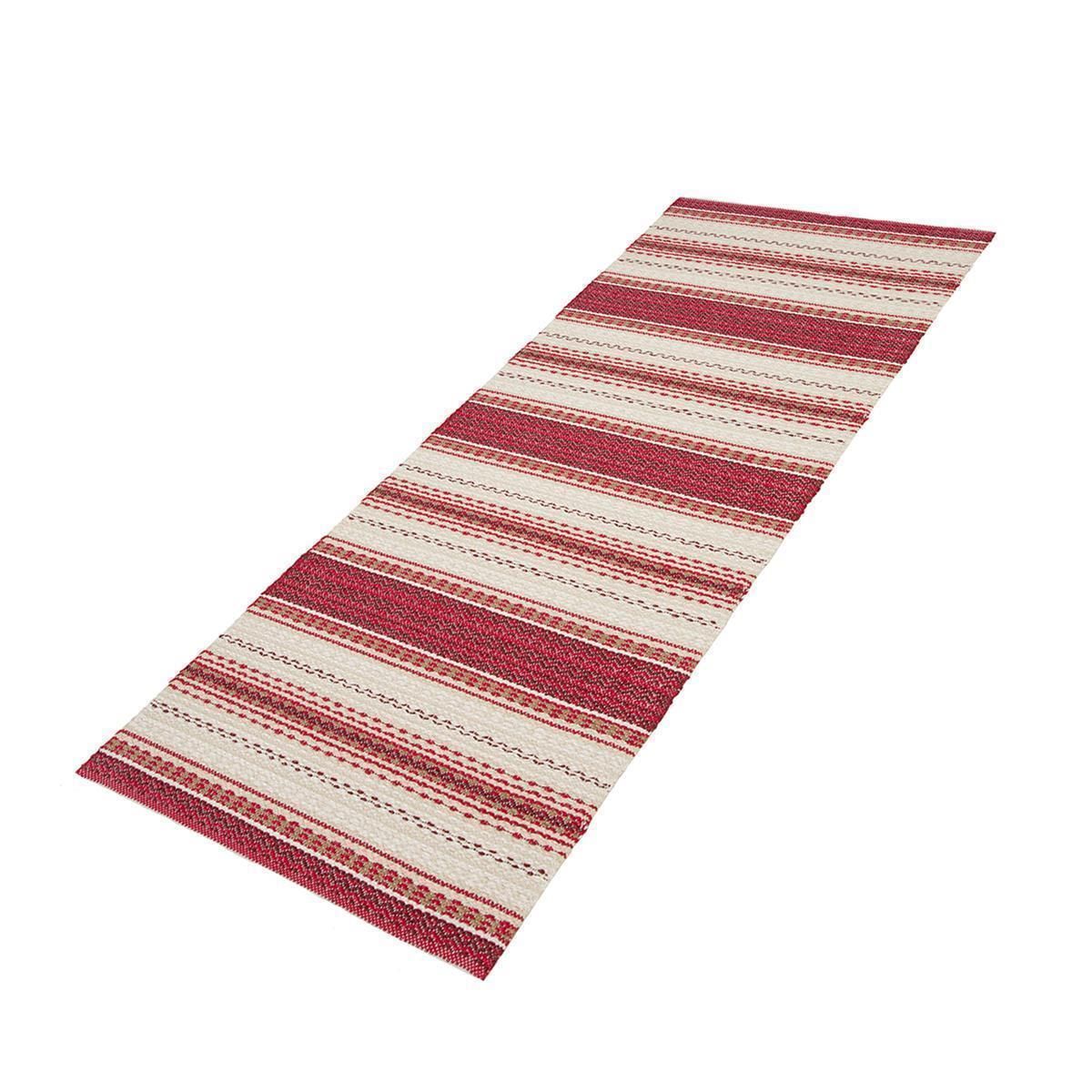 Teppich Swedy MALVA V2 Rot-Beige - 60 cm x 200 cm