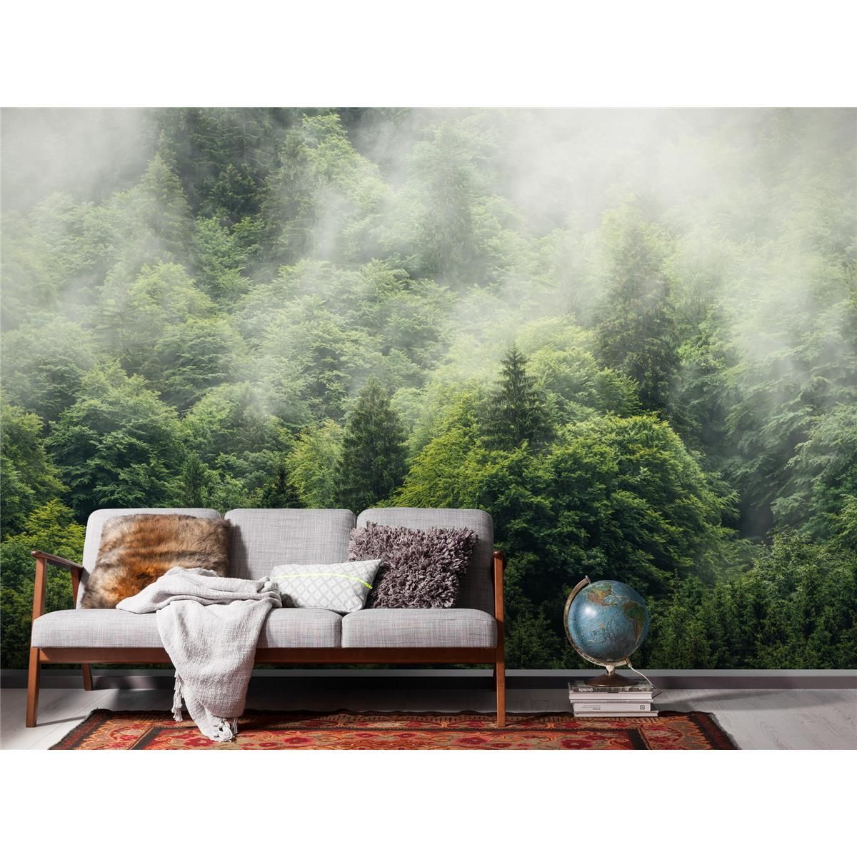 Vlies Fototapete - Forest Land - Größe 400 x 250 cm