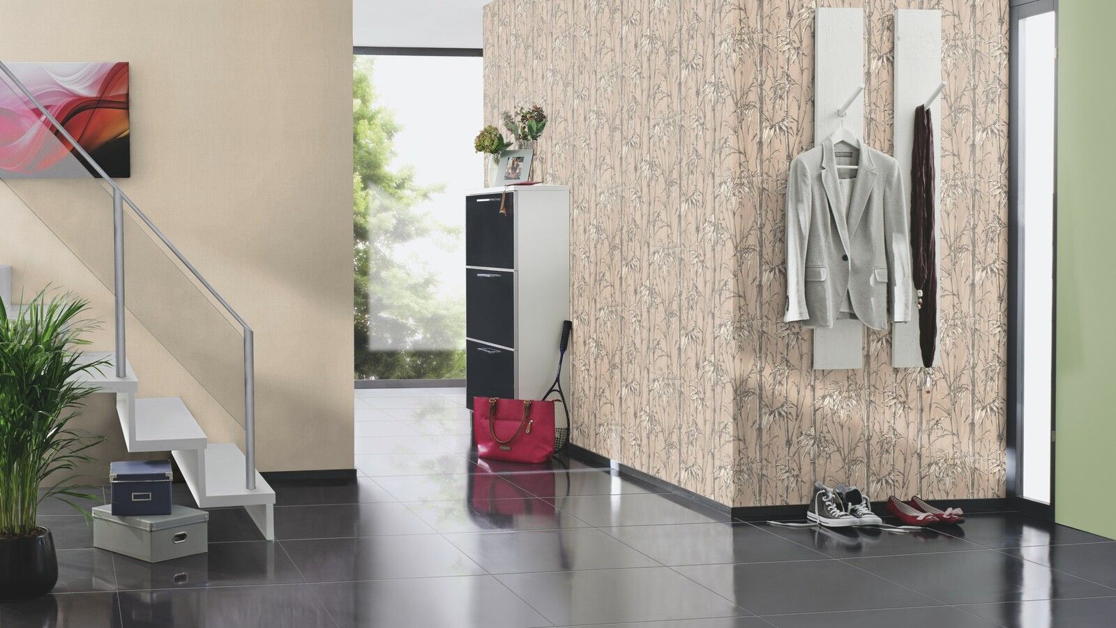 Tapete Basic universell Vinyltapete Leinen soft ansatzfrei 53 cm x 10,05 m