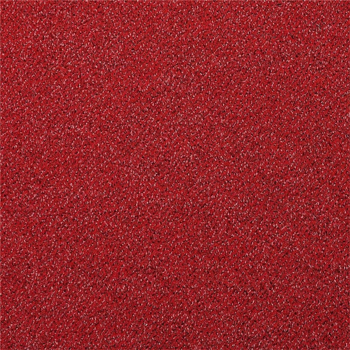 Teppichfliesen 25 x 100 cm selbsthaftend INFLOOR-GIRLOON Crosby/Atlantic Rot 140 uni