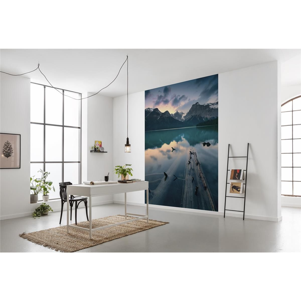 Vlies Fototapete - Burning Emerald - Größe 200 x 280 cm