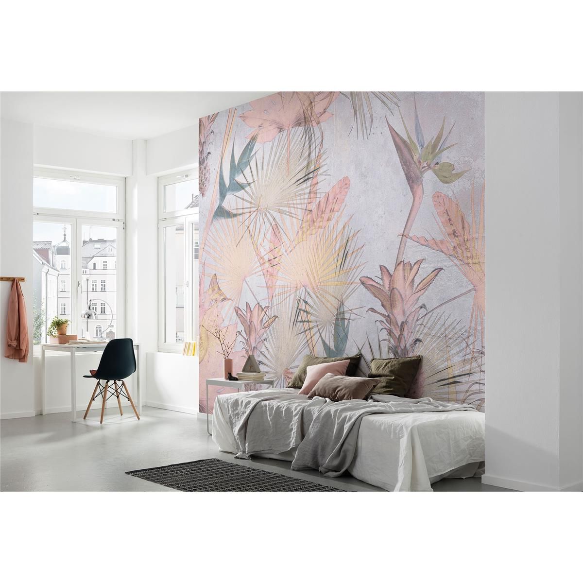 Papier Fototapete - Tropical Concrete - Größe 368 x 254 cm