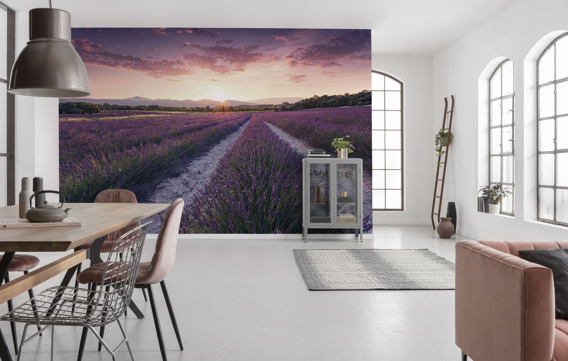 Vlies Fototapete - Lavender Dream - Größe 450 x 280 cm