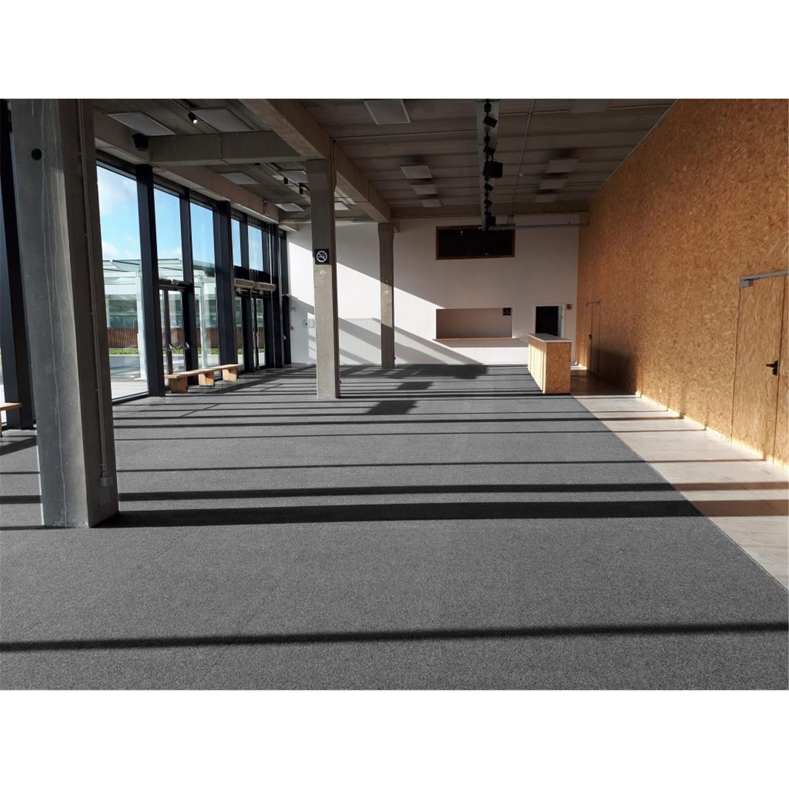 Messeboden Traffic-Fliese EXPOQUADRA Black 1020 - Sommer Needlepunch - 100 cm x 100 cm