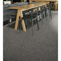 Teppichboden Vorwerk Essential 1036 STRADA Schlinge Grau 5W42 - Rollenbreite 400 cm