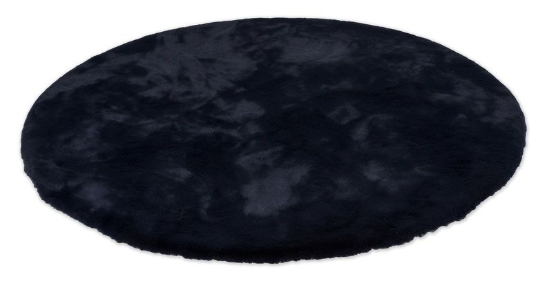 Teppich TENDER Rund Nachtblau - Ø 120 cm RUND