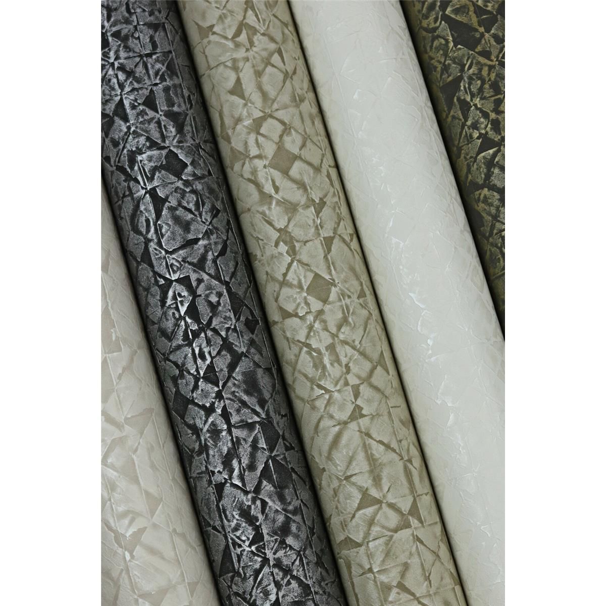 Tapete Culture Grafisch Vinyltapete Silber metallic ansatzfrei 53 cm x 10,05 m