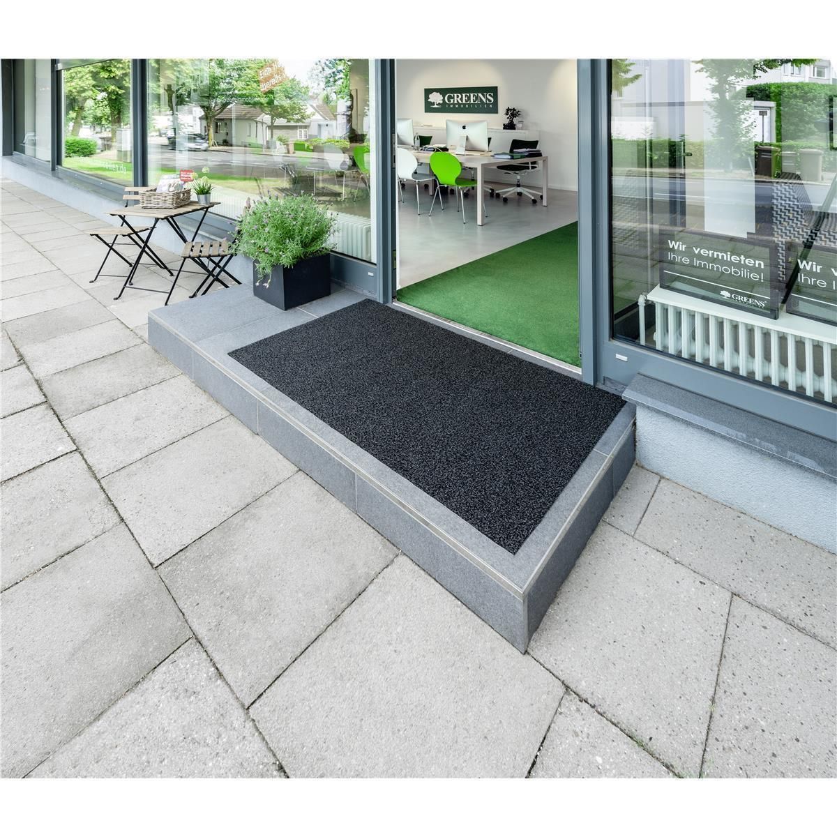 Sauberlauf Braun 85.02 mit Rand - Rollenbreite 100 cm