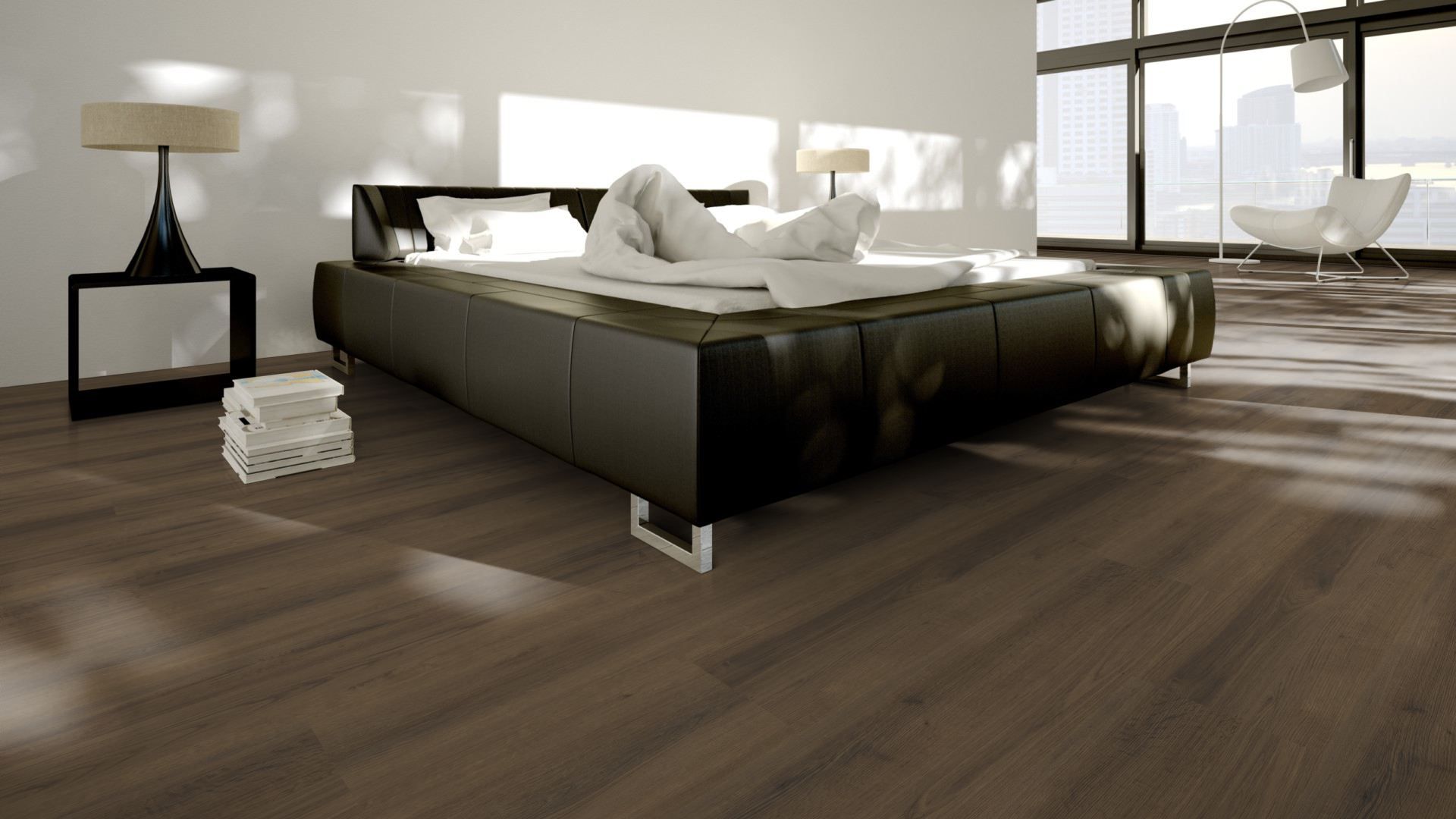 Korkboden Kenko Holz Holz Chestnut 1164 x 300 mm