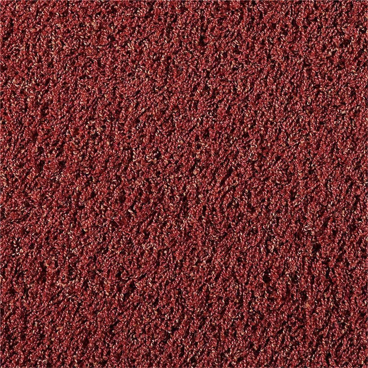 Teppichboden Infloor-Girloon Cottel Shag/Langflor Rot 140 meliert - Rollenbreite 200 cm