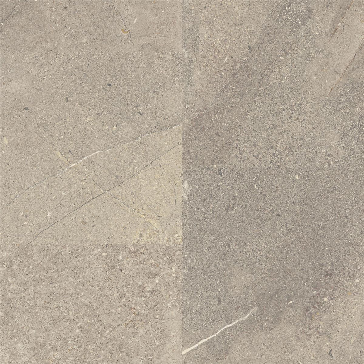 Designboden NATURALS-Sediment-Grey Fliese 66,6 cm x 66,6 cm - Nutzschichtdicke 0,70 mm