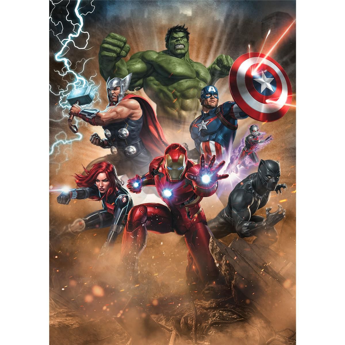 Vlies Fototapete - Avengers Superpower - Größe 200 x 280 cm