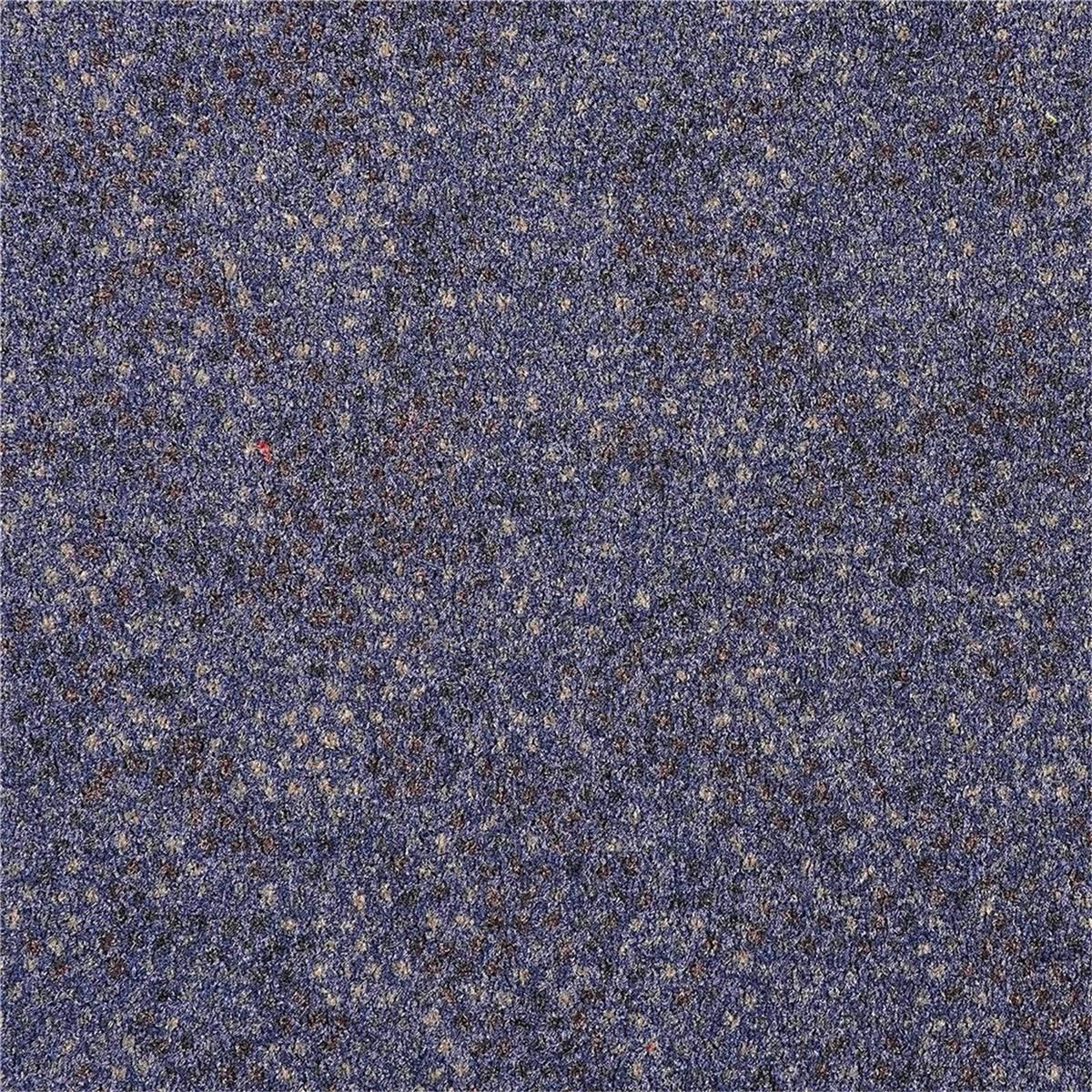 Teppichboden INFLOOR-GIRLOON Caprice Velours Blau 330 tuftgemustert - Rollenbreite 400 cm