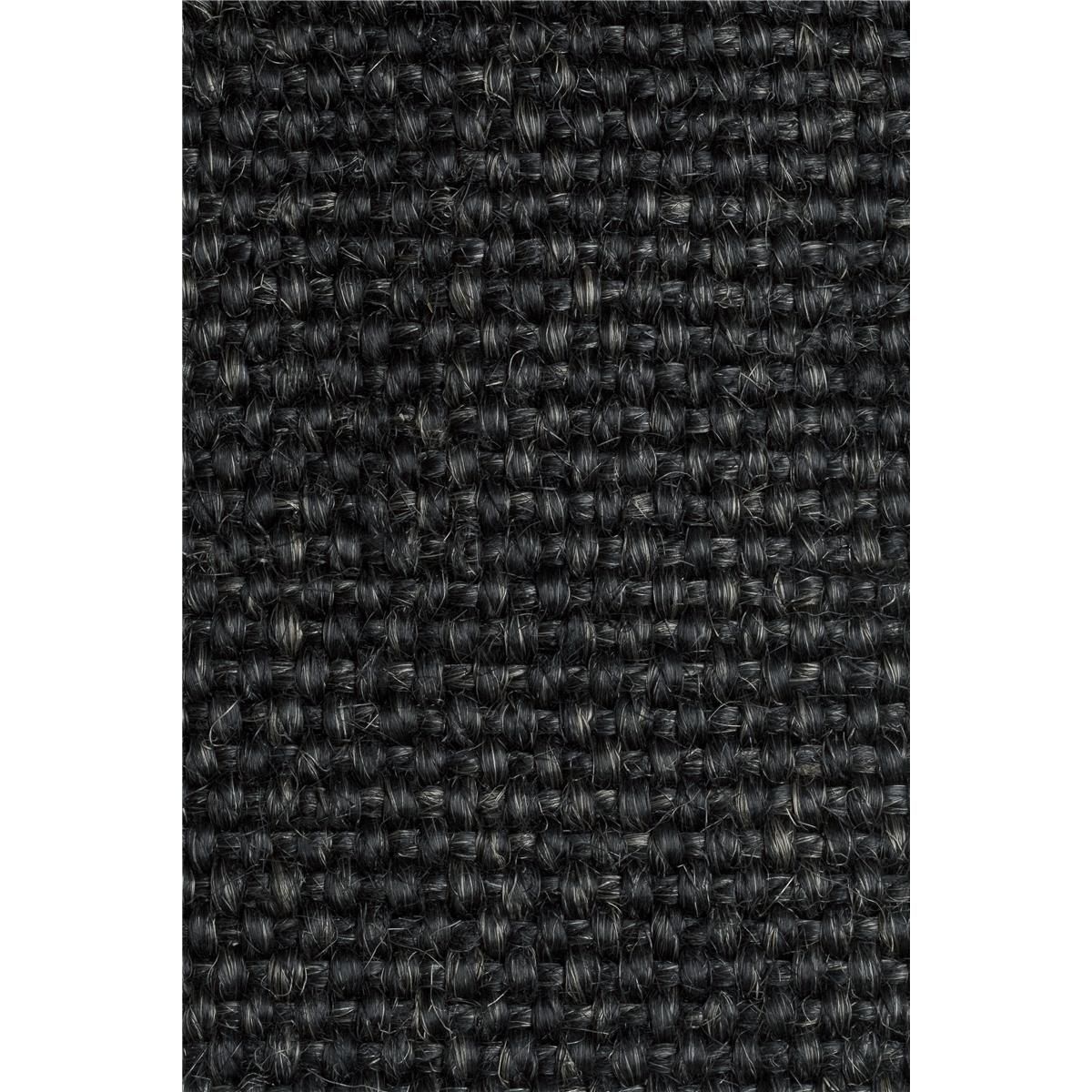 Tasibel Sisal Teppichboden Anthrazit - Schwarz Allegro Rollenbreite 400 cm