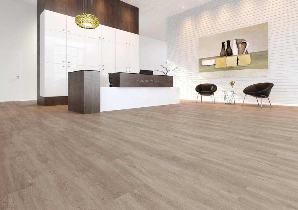 Designboden Fliese 228,6 mm x 1219,2 mm DESIGN 555 Dryback 5425 African Grey Oak - Nutzschichtdicke 0,55 mm