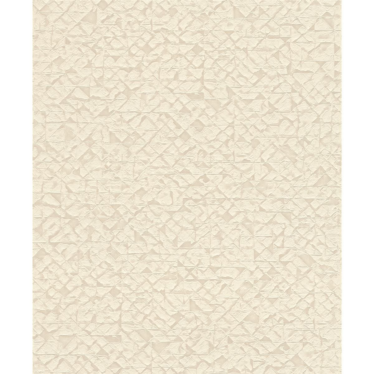 Tapete Culture Grafisch Vinyltapete Creme Schimmer ansatzfrei 53 cm x 10,05 m