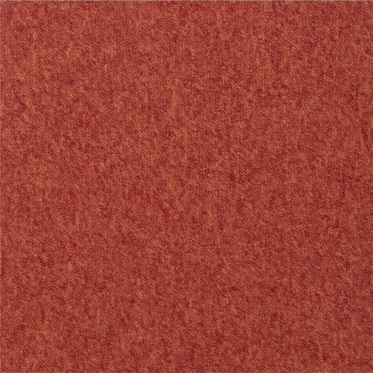 Teppichfliesen 50 x 50 cm CITY SL Schlinge Orange 170 uni