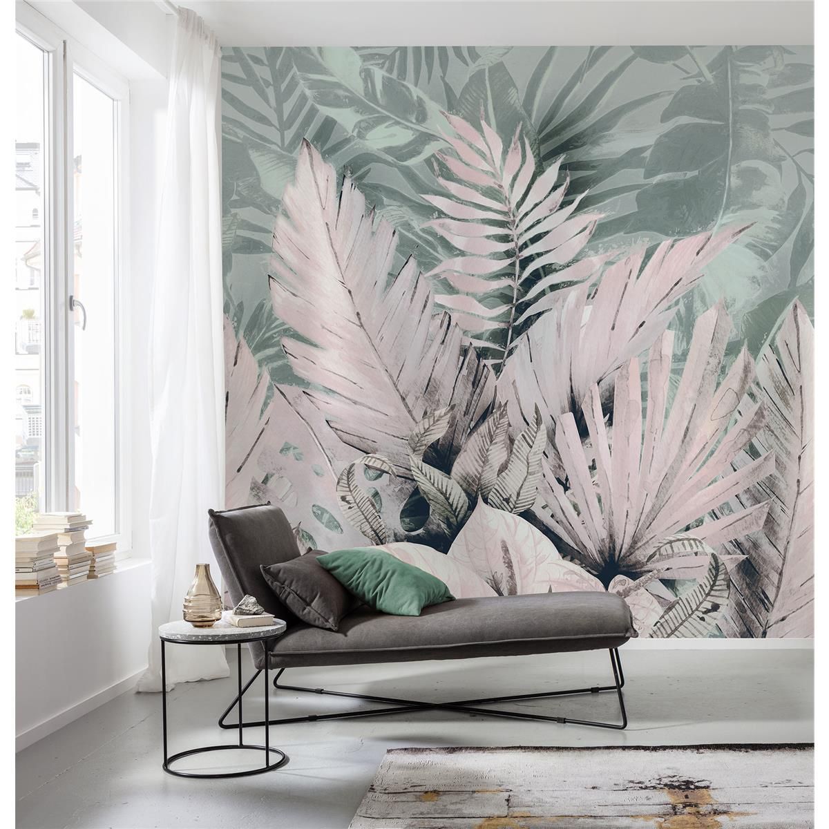 Vlies Fototapete - Palmiers Tropicaux - Größe 250 x 250 cm