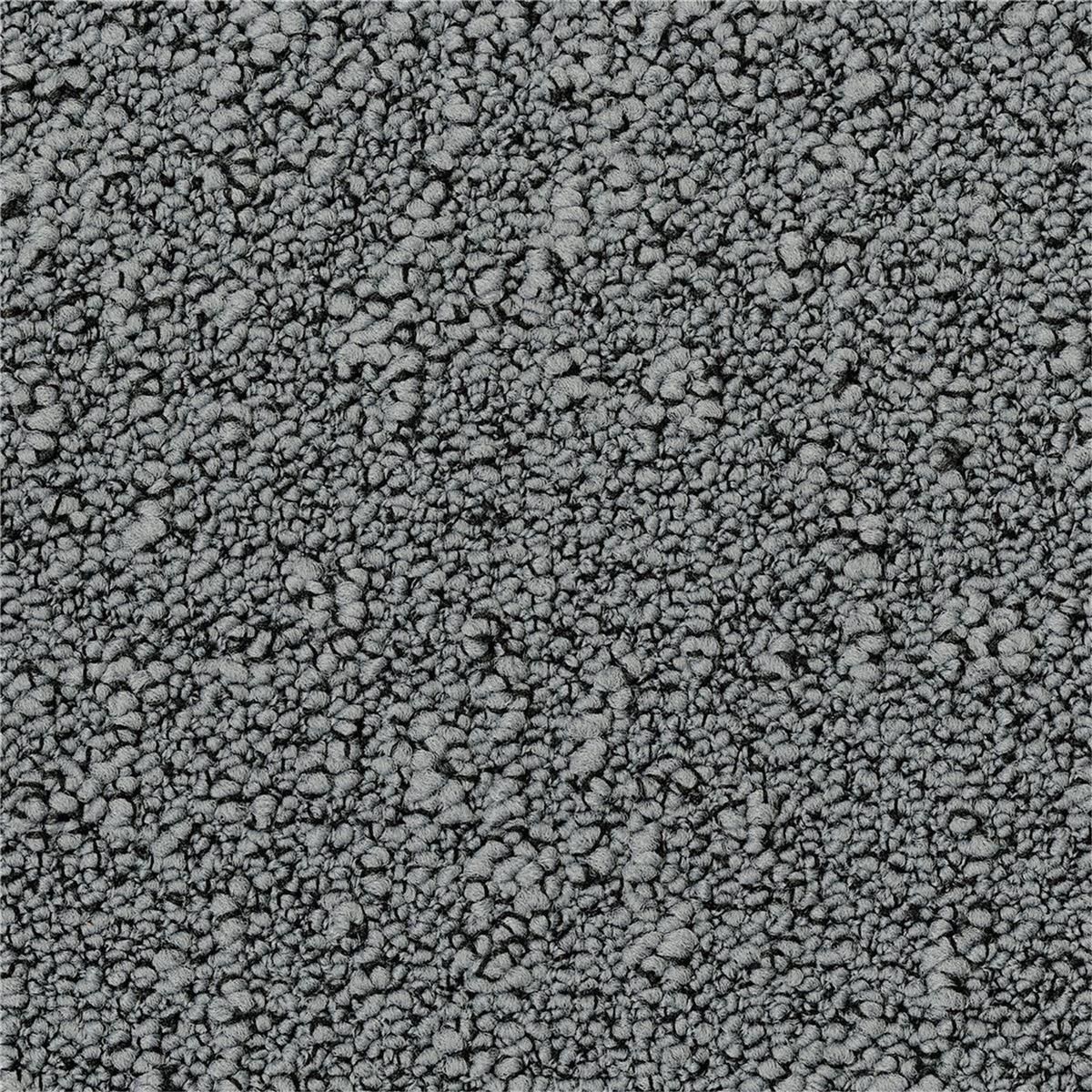 Teppichfliesen 50 x 50 cm Schlinge strukturiert Fields B751 8904 Grau Allover