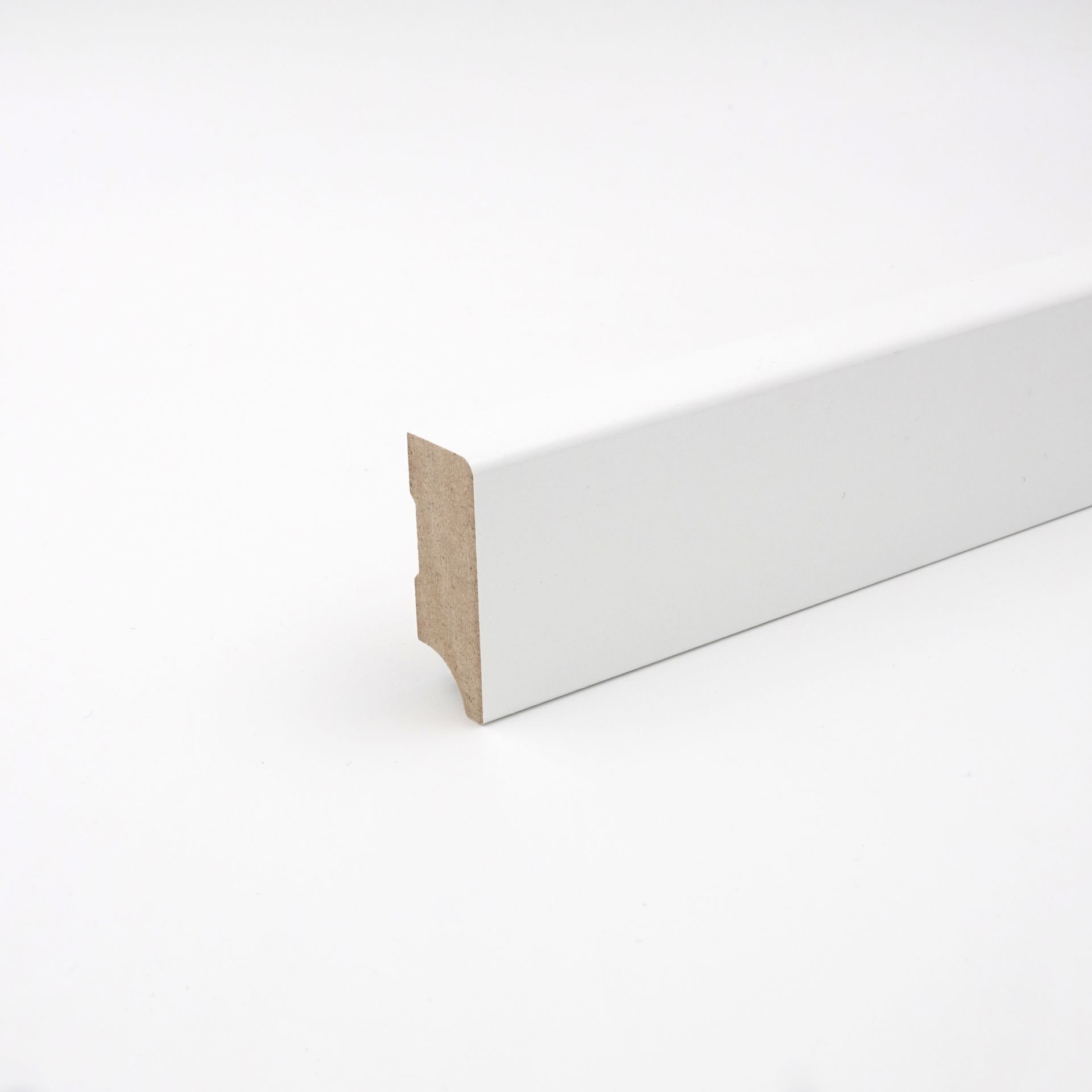 Sockelleiste Cubica 40 MDF Weißlack 1328 (10 Stück) - 1,6 x 4 x 240 cm