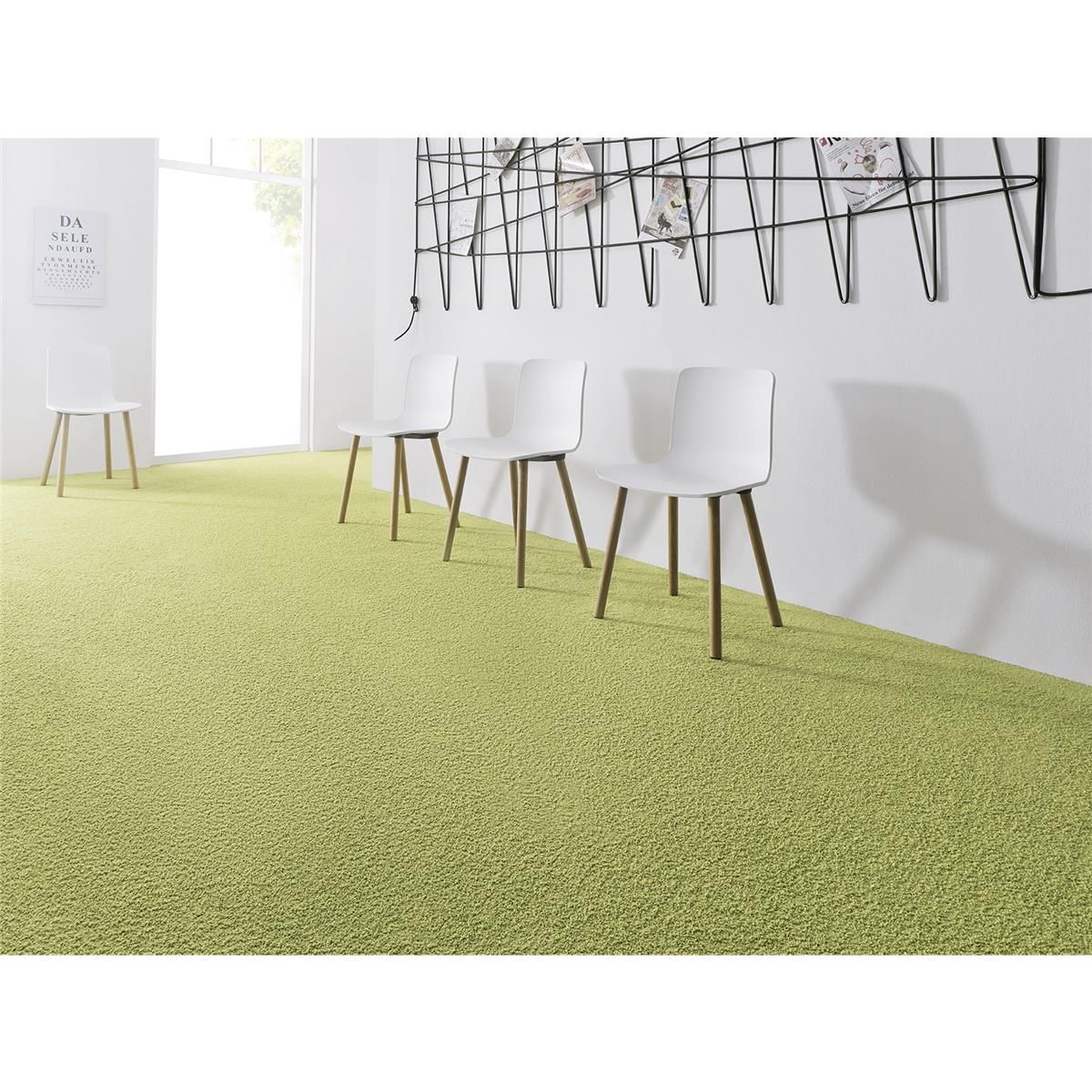 Teppichboden Vorwerk Exclusive 1009 ELARA Shag Frisé Grau 5S24 - Rollenbreite 400 cm