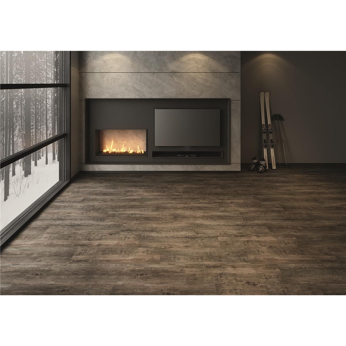 Teppichboden Infloor-Girloon Cara Velours Braun 024 gemustert - Rollenbreite 400 cm